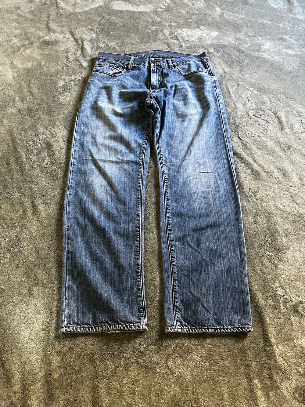 Old Navy Men's Medium Blue Straight Jeans